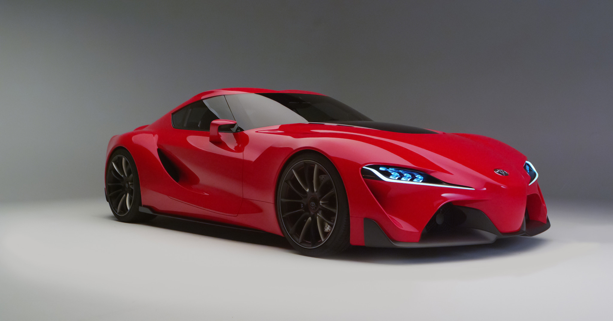 Bright red Toyota F-1 Concept Sports Car