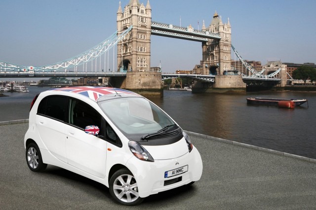 An electric cars in London